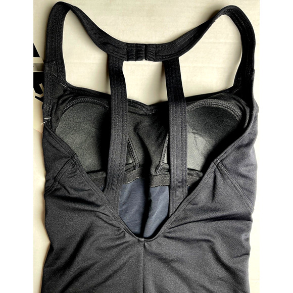 TYR DuraFast Elite Solid Halter ControlFit 1pc Swimsuit Black - Size 8 - $80 - Picture 6 of 8